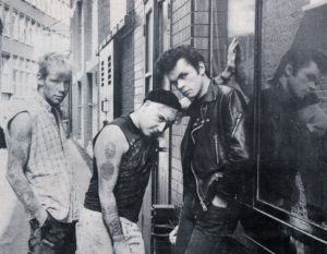 The Meteors circa 1983 (Steve Meadham, Paul Fenech, Rick Ross)